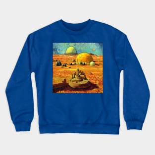 Starry Night in Mos Eisley Tatooine Crewneck Sweatshirt